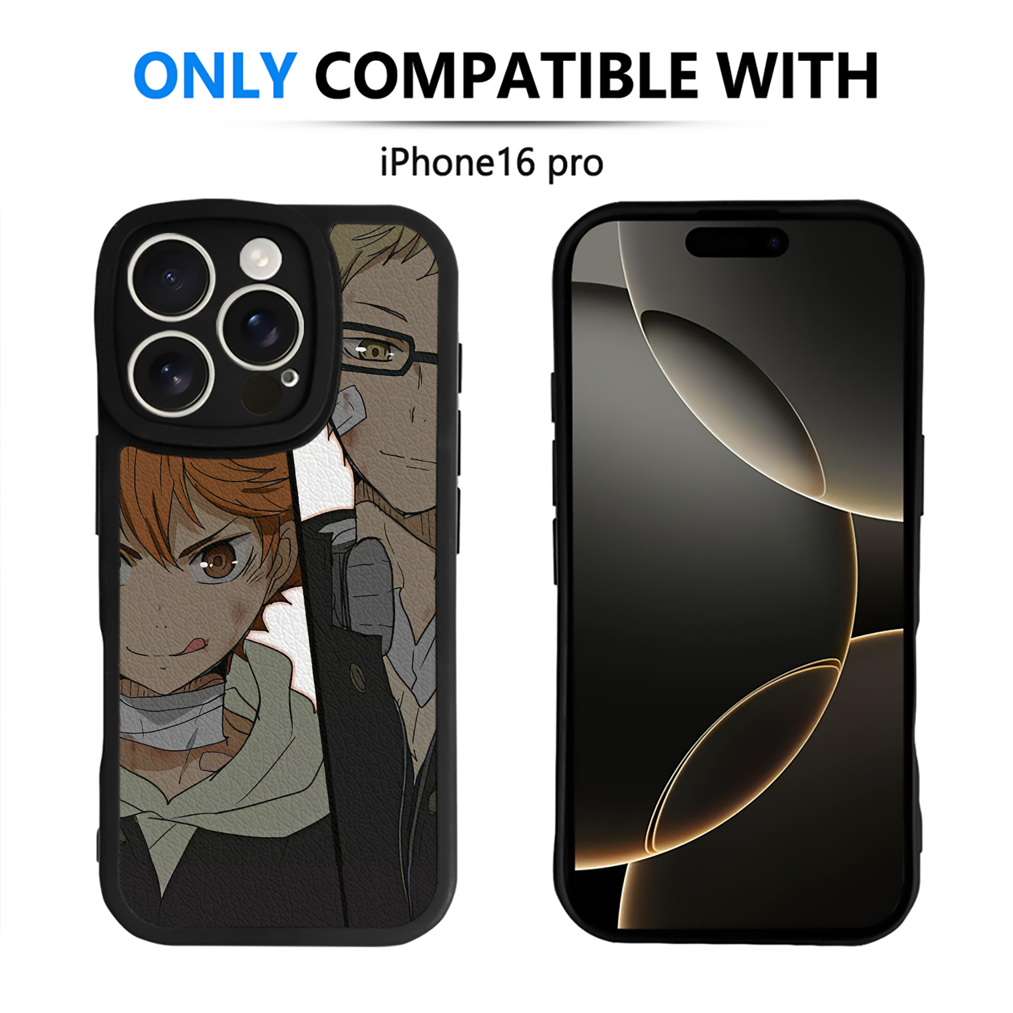 （画像用） ハイキュー!! Haikyu!! 【iPhone 16シリーズ対応】シリコンスマホケース（レザー調） 材質：シリコン